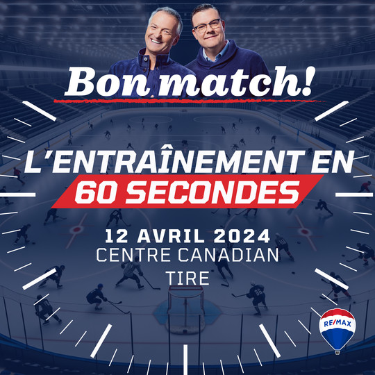 L'entraînement en 60 sec | 12/04/2024