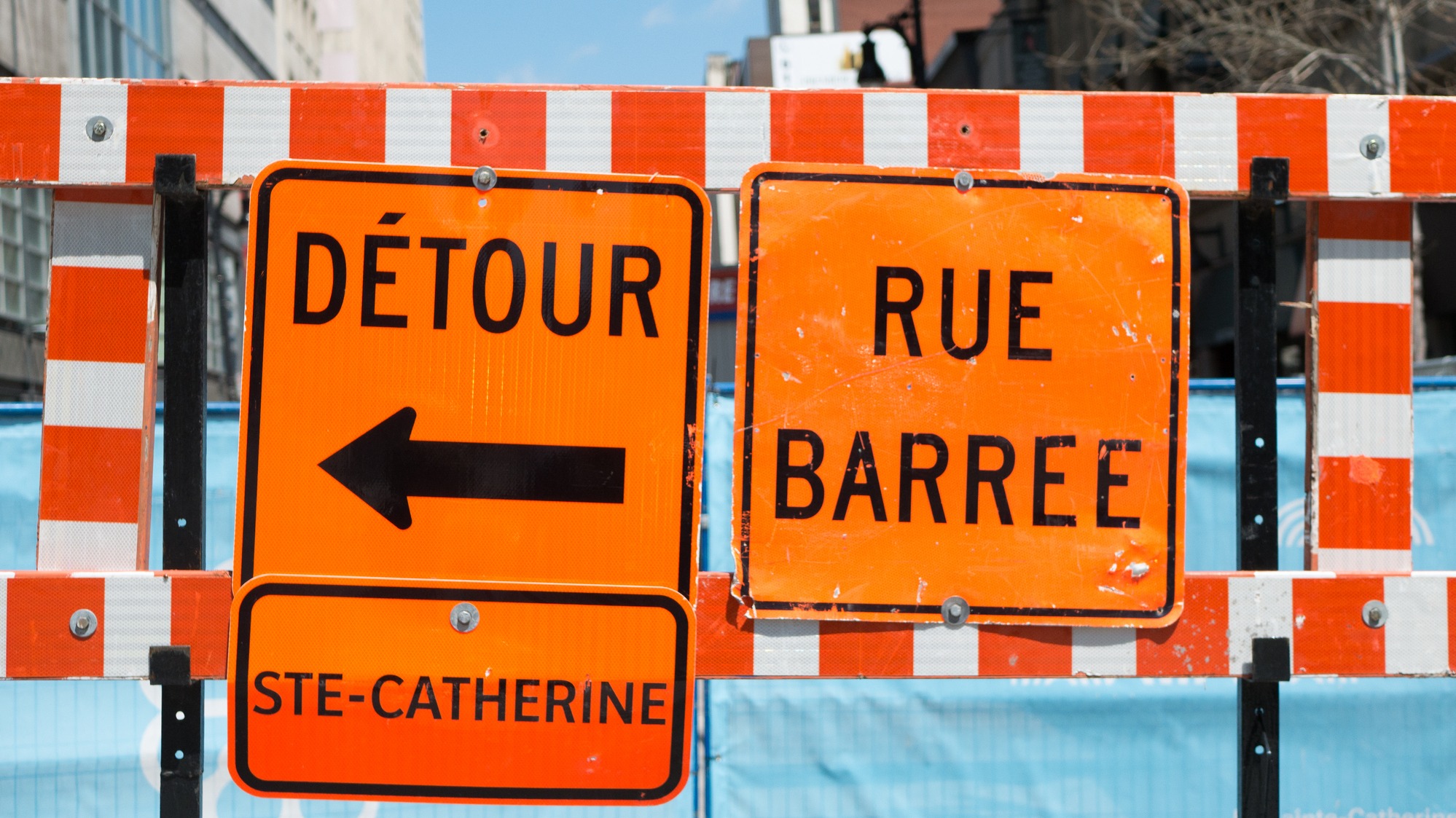 There will be 44 construction sites across Montreal this summer!